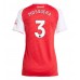 Arsenal Cristhian Mosquera #3 Hjemmedrakt Dame 2025-26 Korte ermer
